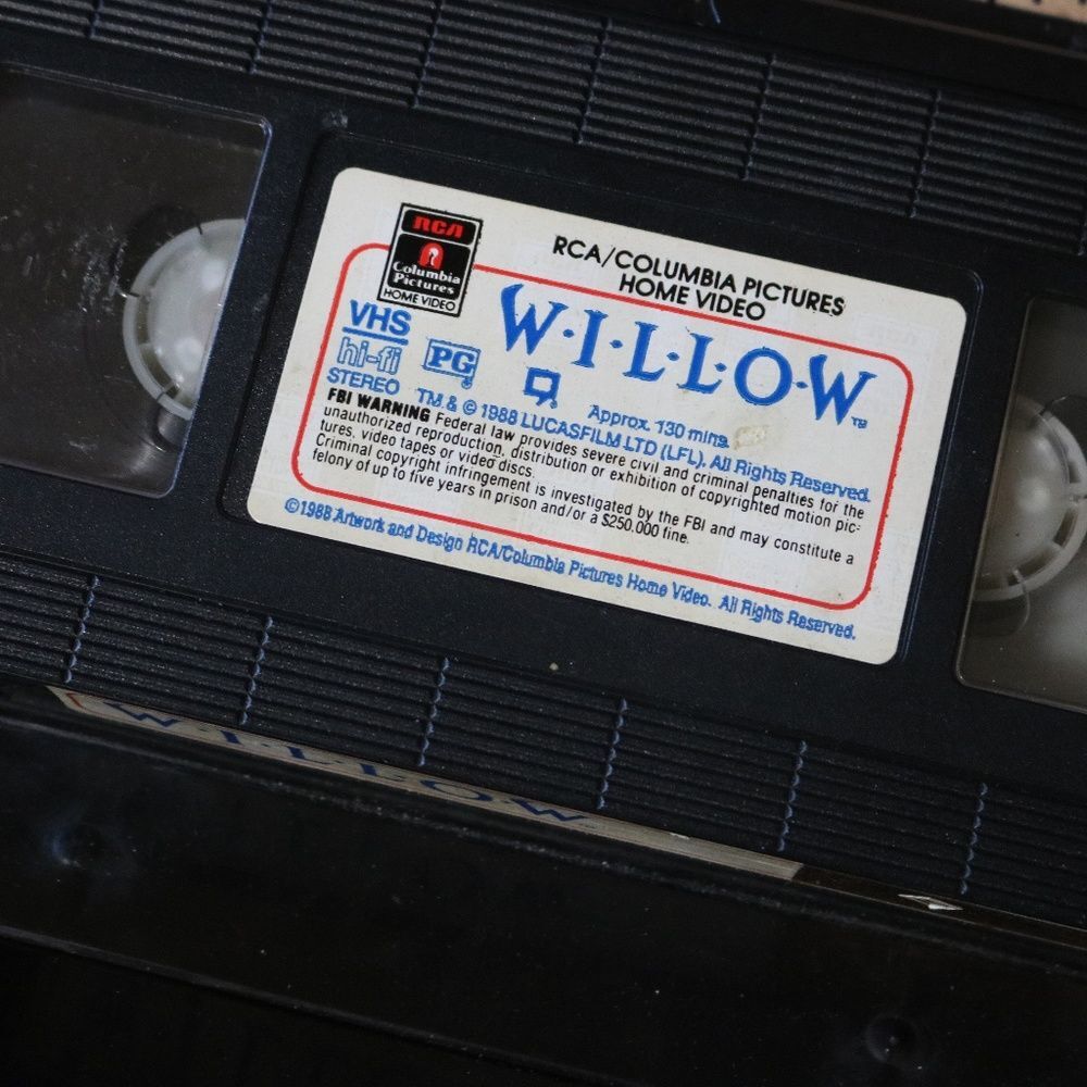 Willow VHS BLANK CASE